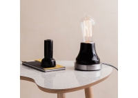 Lumica Lamp: Black & Steel