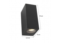 Outdoor Wall Lamp 12 Black