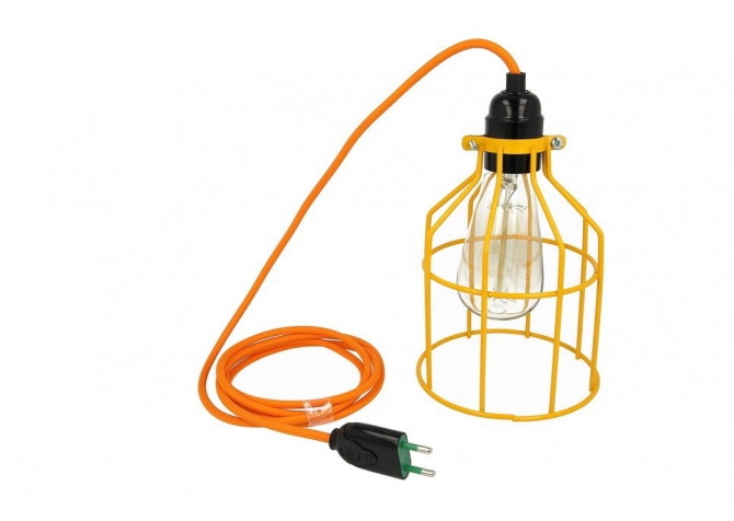 Lampa z klatką pomarańczową