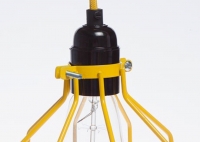 Lampa z klatką żółtą