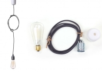 Lampa ByLight kabel szary