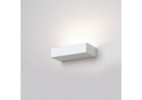 Rectangular Ceramic White Wall Lamp - small