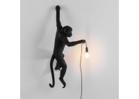 Monkey Wall Lamp Black