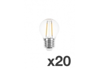 Set of 20 lightbulbs for festoon lights