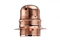 Copper Loft Lamp Holder with Collar
