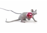 Laying Mouse Grey - Table Lamp