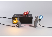 Lampa Biurkowa - Stojąca Mysz Szara